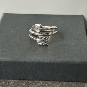 James Avery Arrow and Heart ring - Size 8